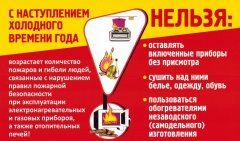 Безопасность в холода: 2-й Кабанский отряд ГПС РБ напоминает о правилах пожарной безопасности Безопасность в холода: 2-й Кабанский отряд ГПС РБ напоминает о правилах пожарной безопасности